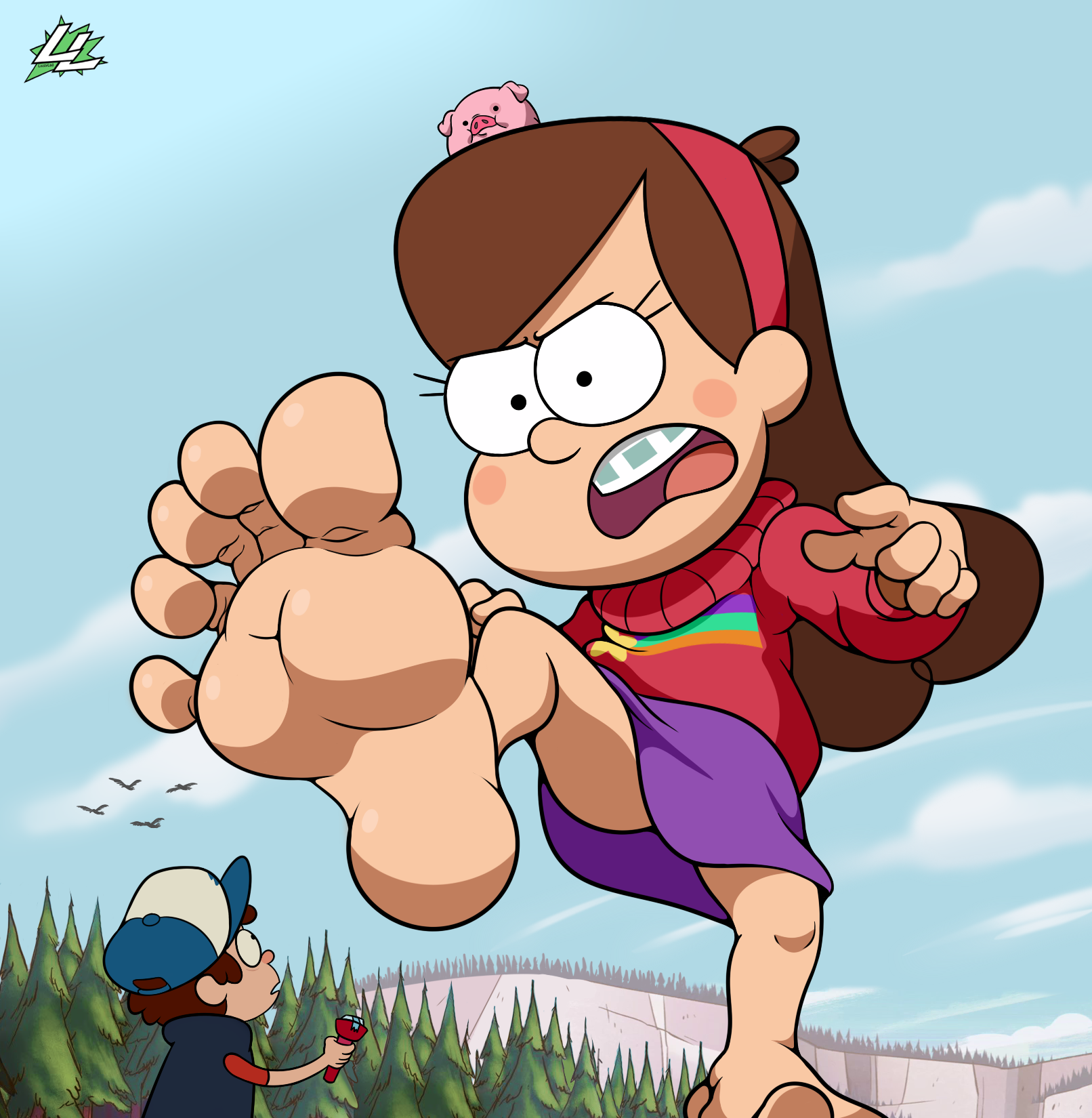 Mabel pines feet